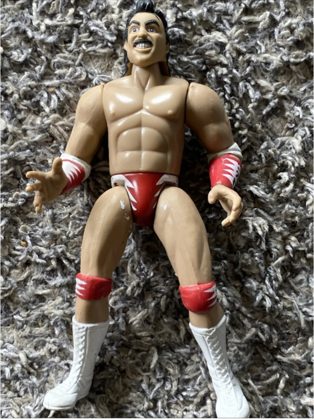 WWE WWF Marc Wildman Mero Red Wrestling Action Figure Jakks 1997 Wrestler VTG